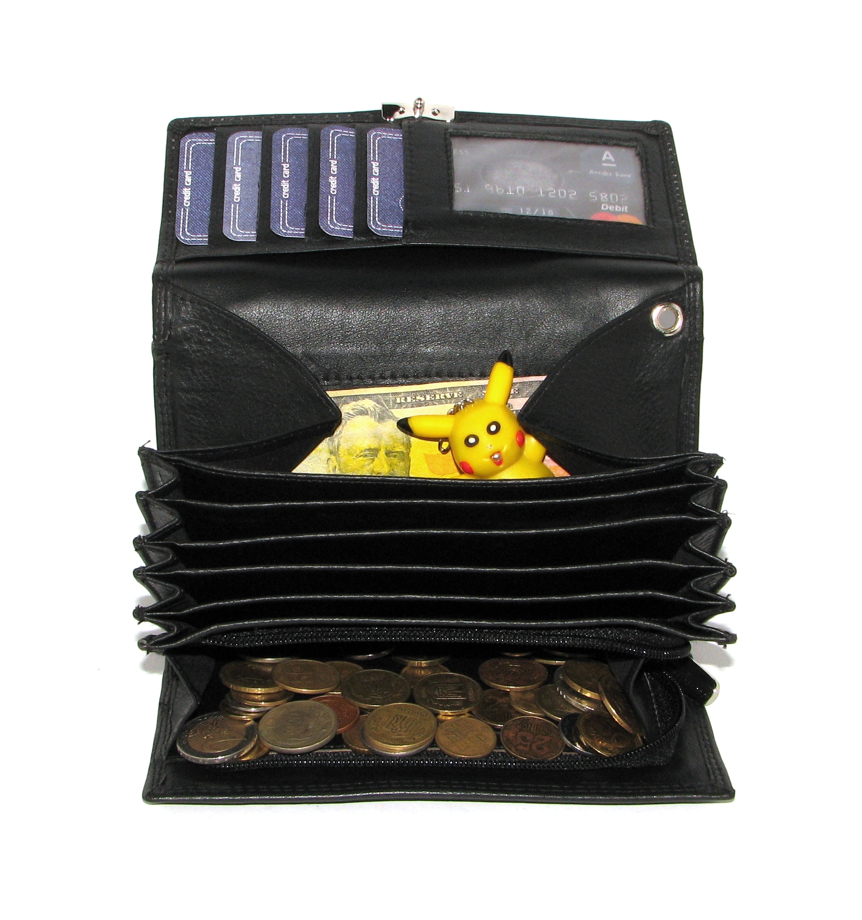 Кошелек женский Cavaldi 107 BLACK Кошелек женский Cavaldi 107 BLACK